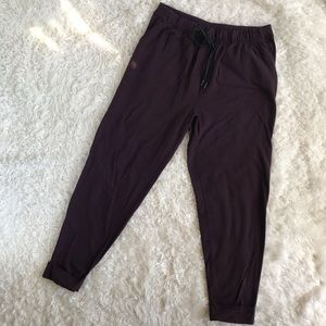 Lululemon deep purple track jogger pants